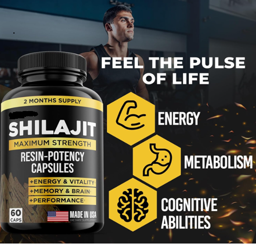 Shilajit Suplemento 60 Capsulas