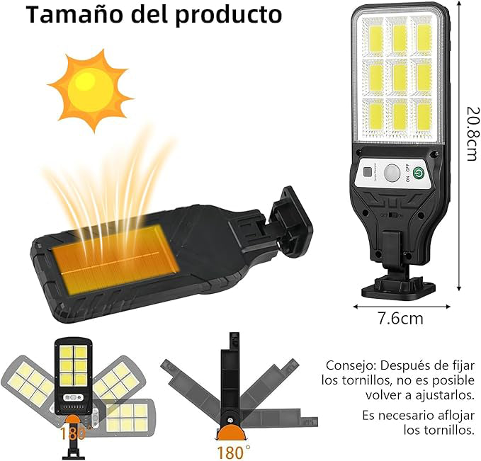 Lampara Solar Led Suburbana