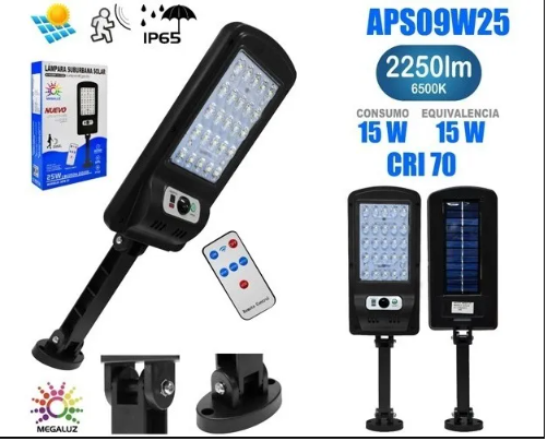 Lampara Solar Led Suburbana