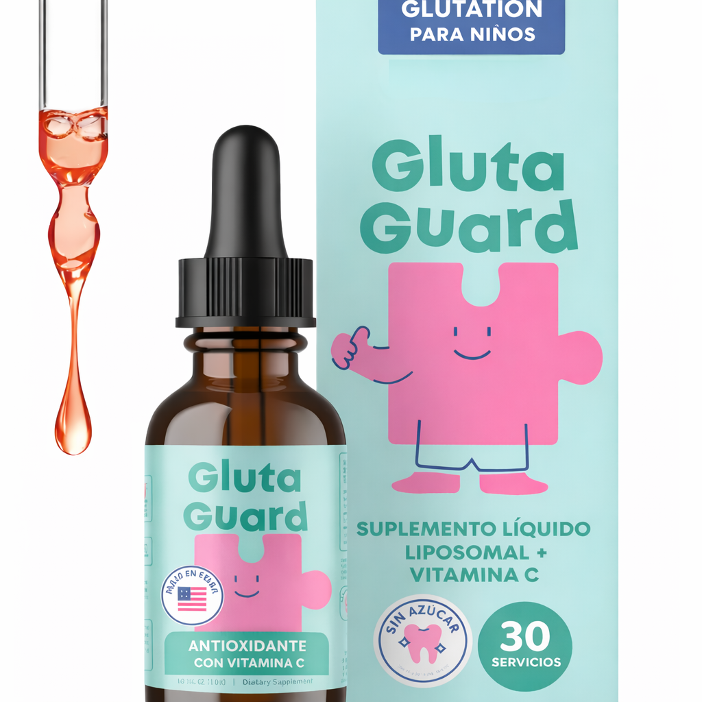 Glutaguard  Apoyo antioxidante diario para niños (sin azúcar).