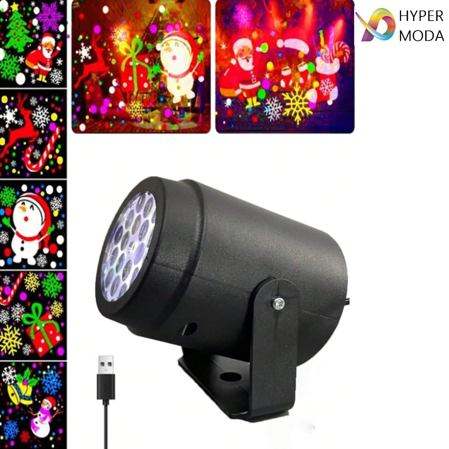 Luz De Proyeccion Laser Proyector Navidad