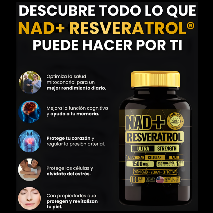 Suplemento Nadresveratrol 100 Capsulas