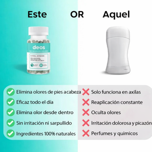 DEOS Suplemento Elimina Mal Olor
