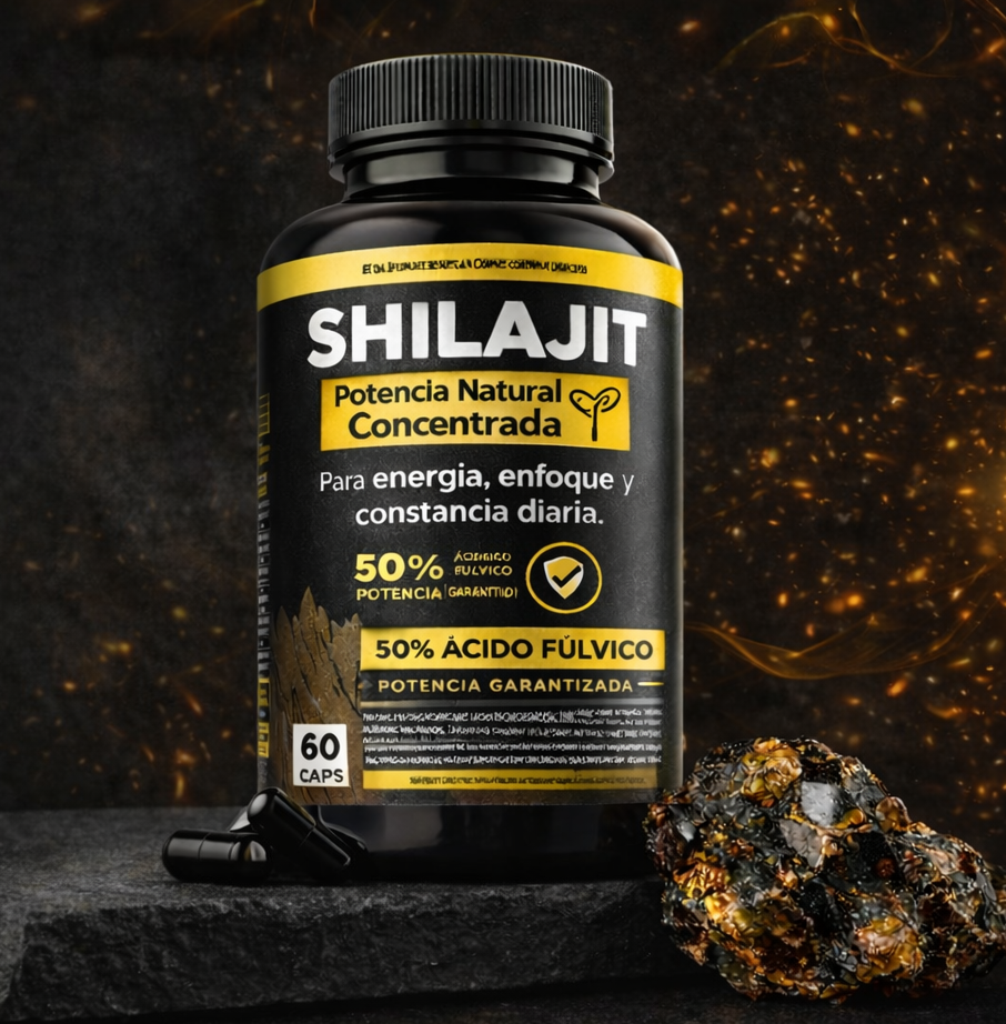 Shilajit Suplemento 60 Capsulas