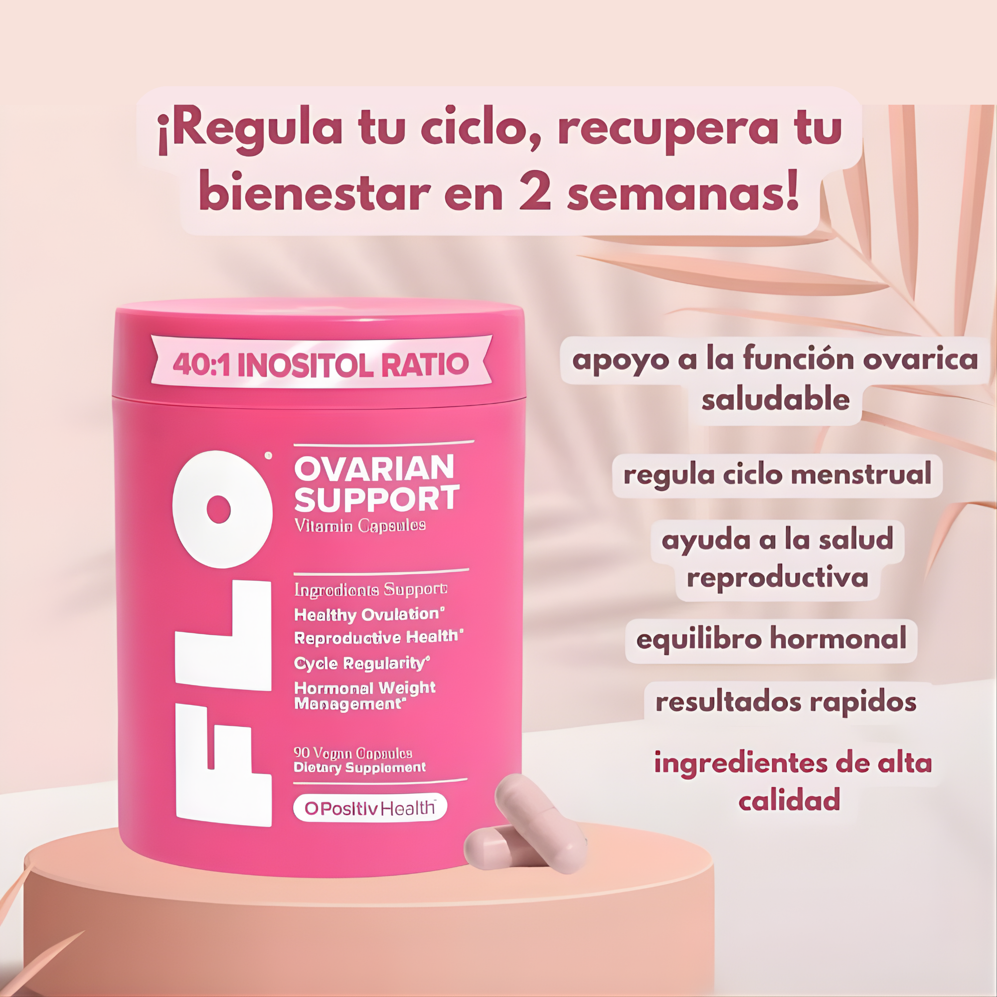 Suplemento Flo Ovarian Support 90 Capsulas