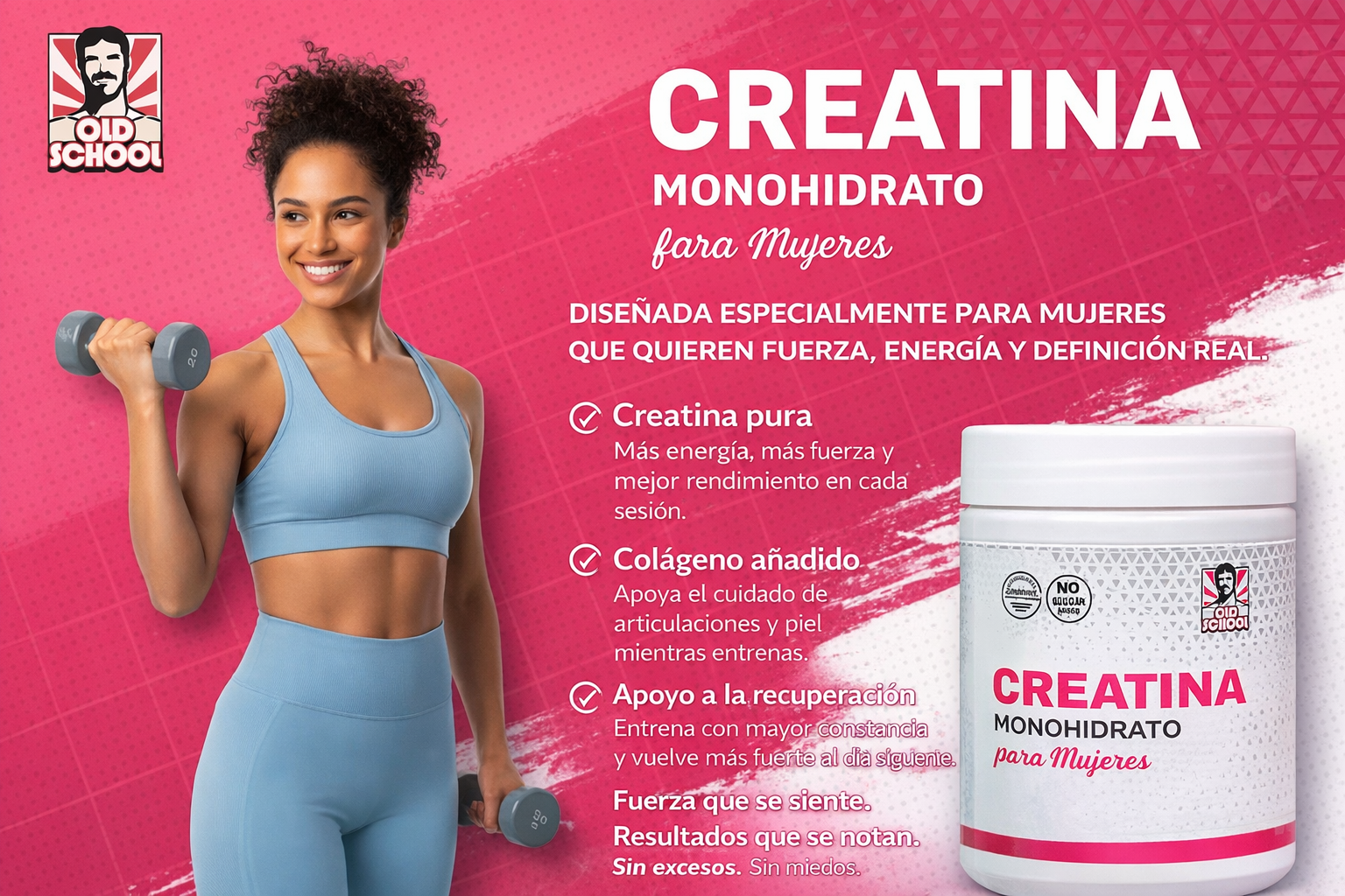 Creatina Monohydrate para Mujeres