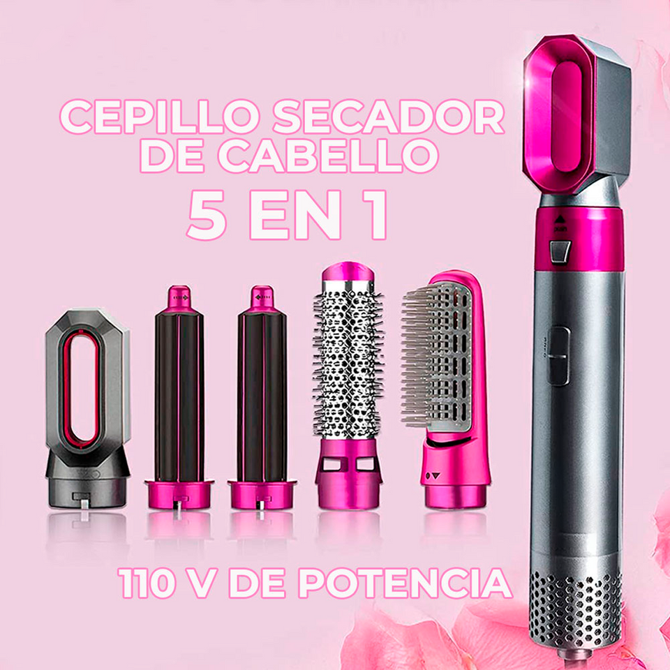 5 En 1 Cepillo De Cabello Electrico