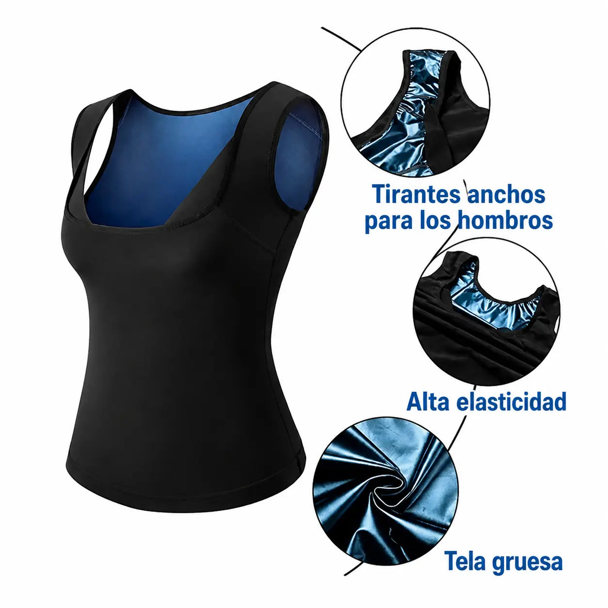 Faja Reductora Sauna Mujer Tipo Chaleco