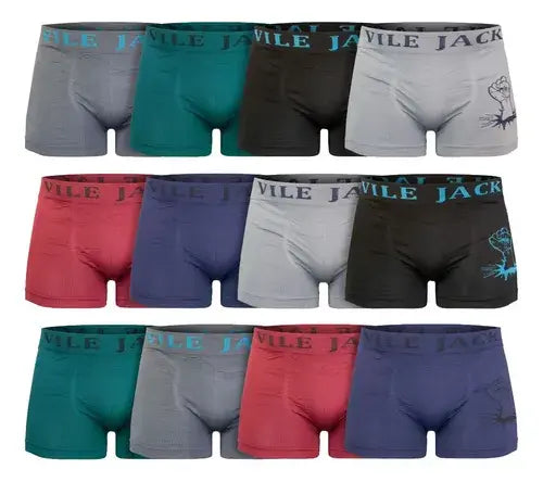 Boxer Caballero Paquete De 12 Pz Microfibra