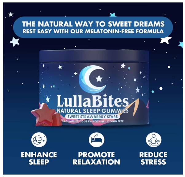 Gomas Lullabites Melatonina Dormir 60 Cp