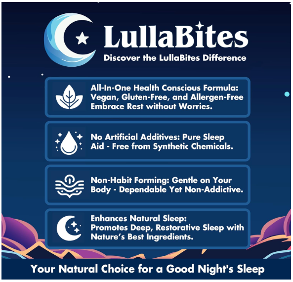 Gomas Lullabites Melatonina Dormir 60 Cp