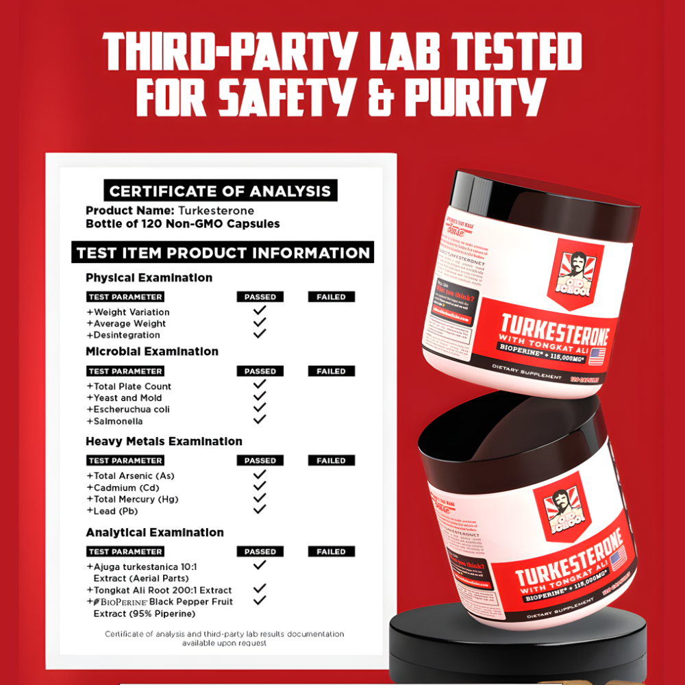Suplemento Turkesterone 120 Capsulas