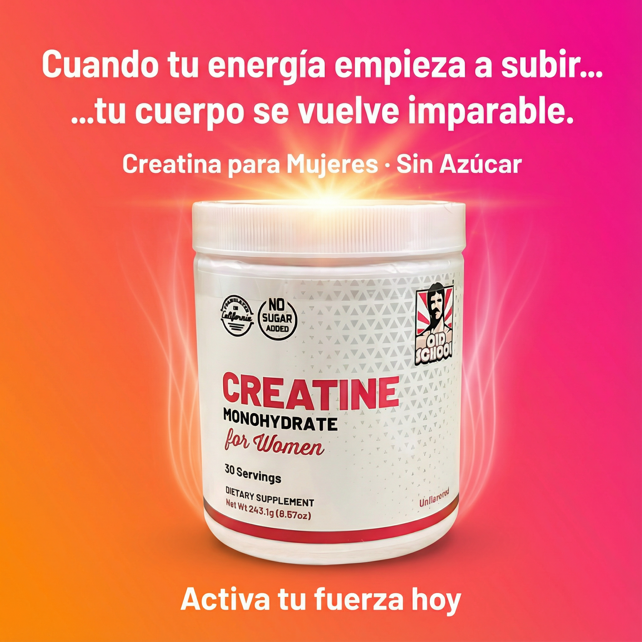 Creatina En Polvo Suplemento Old