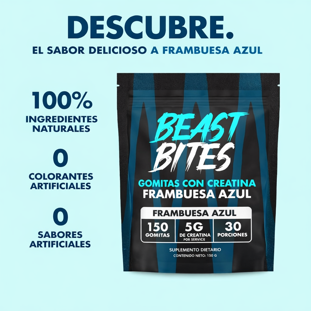 Suplemento Creatina Gomitas Beast Bites